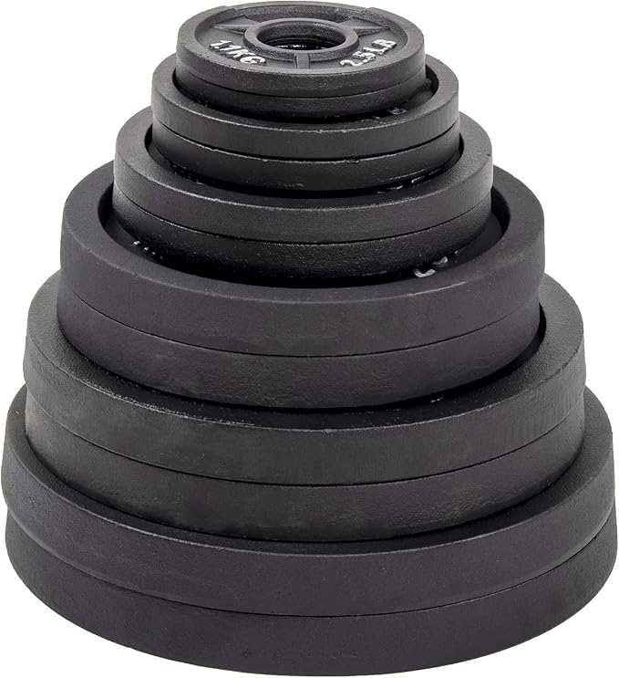 Signature Fitness Olympic 2-Inch Cast Iron Plate Weight