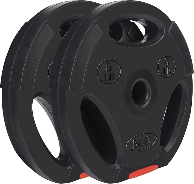 Signature Fitness Vinyl Standard 1-Inch Plate Weight Plate