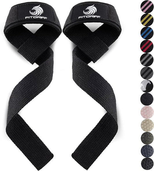 Fitgriff® Lifting Wrist Straps for Weightlifting