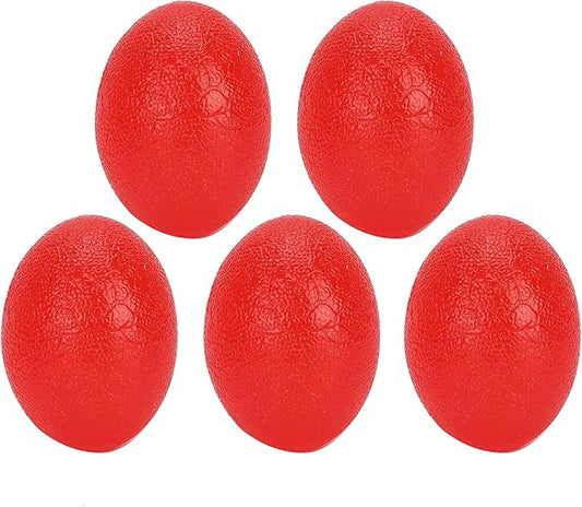 Sonew 5pcs Silicone Grip Ball Egg-Shaped Wrist Exercise