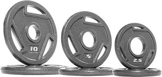 Signature Fitness Olympic 2-Inch Cast Iron Plate Weight
