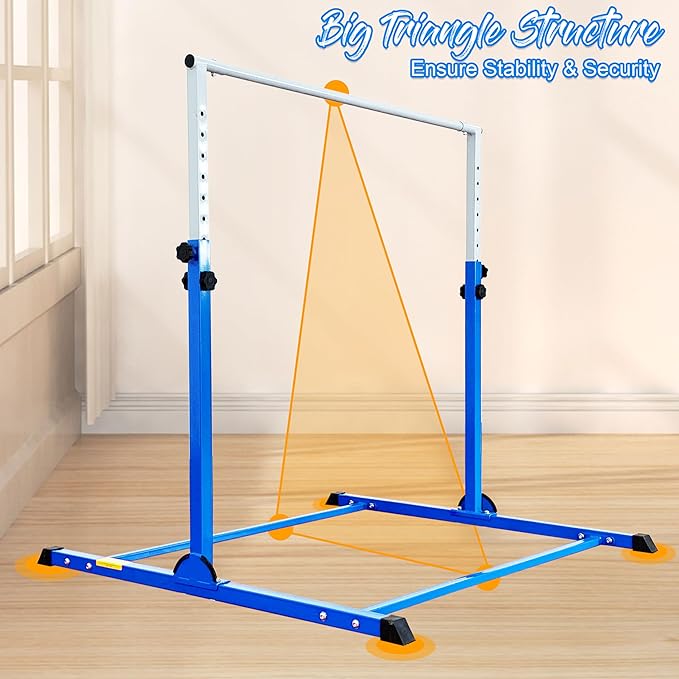 Gymnastic Bar for Kids Gymnastic Kip Bar Horizontal 3-15 Years