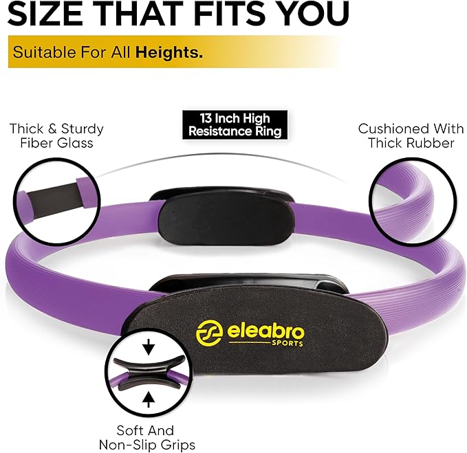eleabro Sports Pilates Ring Circle A1 Size