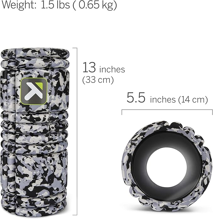TRIGGERPOINT Grid Foam Roller - Multi-Density Exterior 33cm, Grey