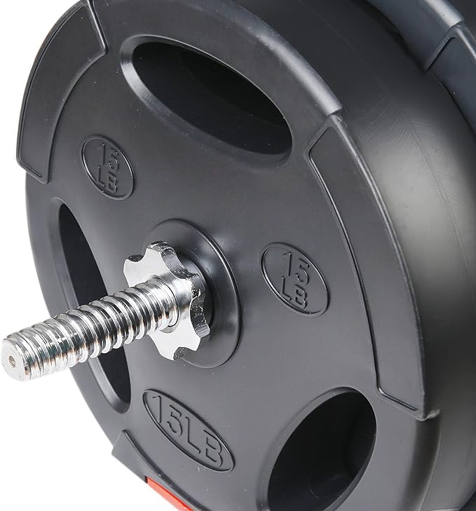 Signature Fitness Vinyl Standard 1-Inch Plate Weight Plate