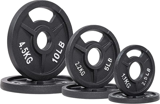 Signature Fitness Olympic 2-Inch Cast Iron Plate Weight