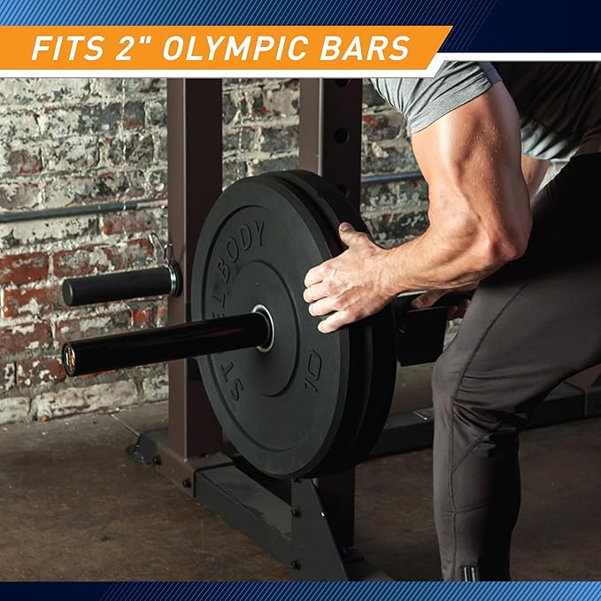 Steelbody Olympic Rubber Bumper Weight Plate - 10 lb. / 25 lb. / 35 lb. / 45 lb. Workout Weights