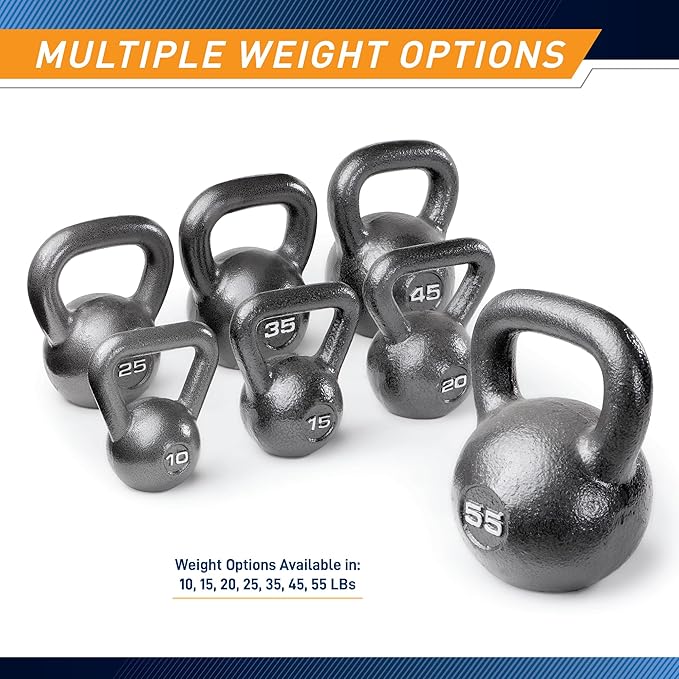 Marcy Hammertone Kettle Bells - 10 to 55 lbs. HKB Workout Weights