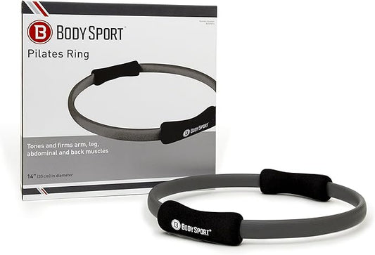 Body Sport Pilates Ring with Foam Padded Grips