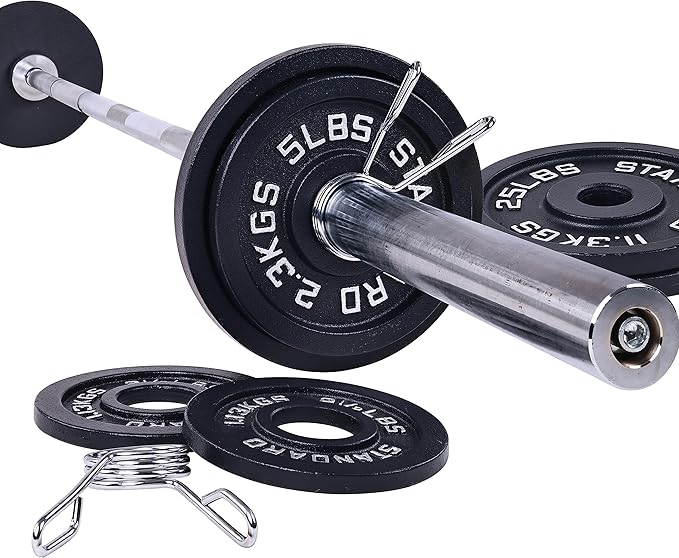 Signature Fitness Olympic 2-Inch Cast Iron Plate Weight
