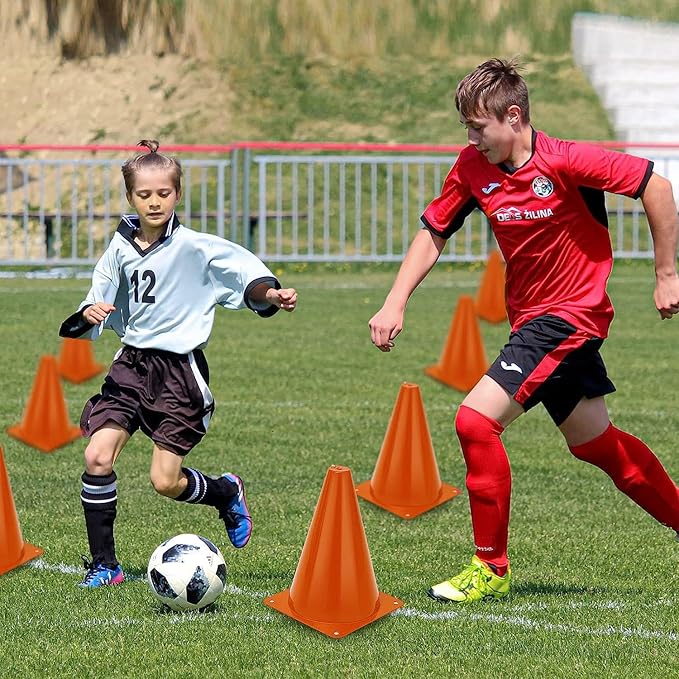Cones Sports for Kids 24 Pack 7 Inch