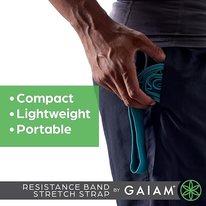 Gaiam Restore Resistance Band Stretching Strap - Stretch