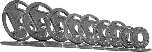 Signature Fitness Olympic 2-Inch Cast Iron Plate Weight