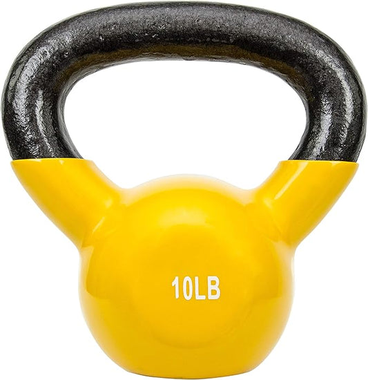 Sunny Health & Fitness Vinyl Coated Kettlebell