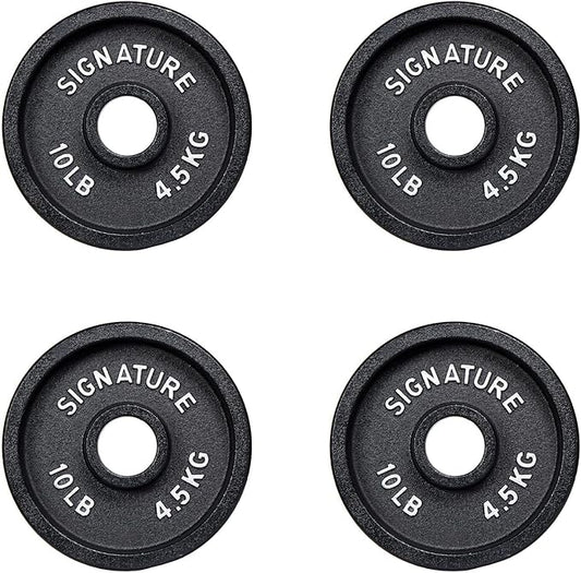 Signature Fitness Deep Dish 2-Inch Olympic Cast Iron