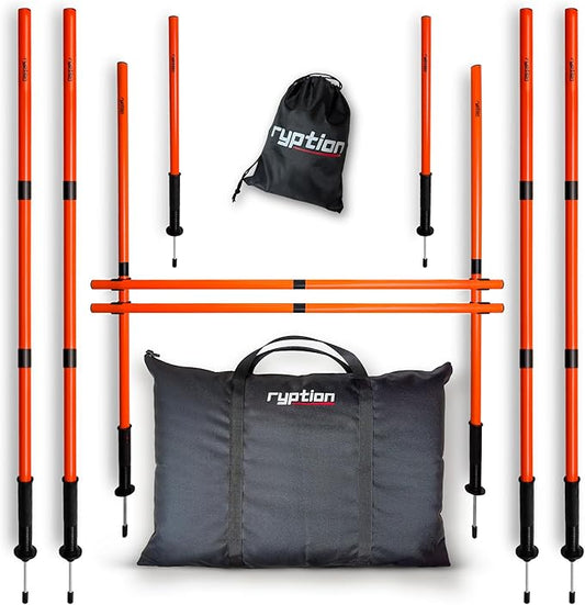 Soccer Agility Poles with Bag - Slim and