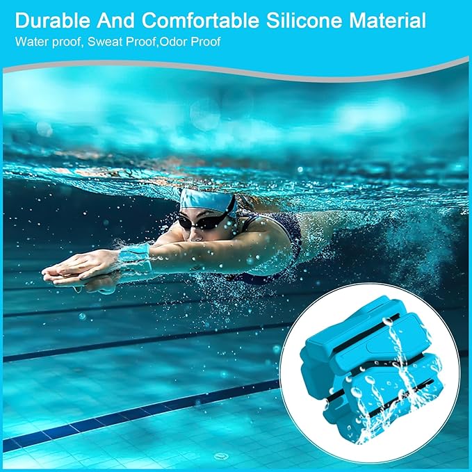 Wrist and Ankle Weights for Women Men, Wearable Strong Arm & Leg Weights Set of 2 (1Lb Each), Adjustable Ankle Weights for Home Gym, Yoga, Walking, Running, Dance, Pilates, Cardio, Aerobics