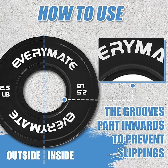 Black Change Weight Plates 1.25LB 2.5LB 5LB Set