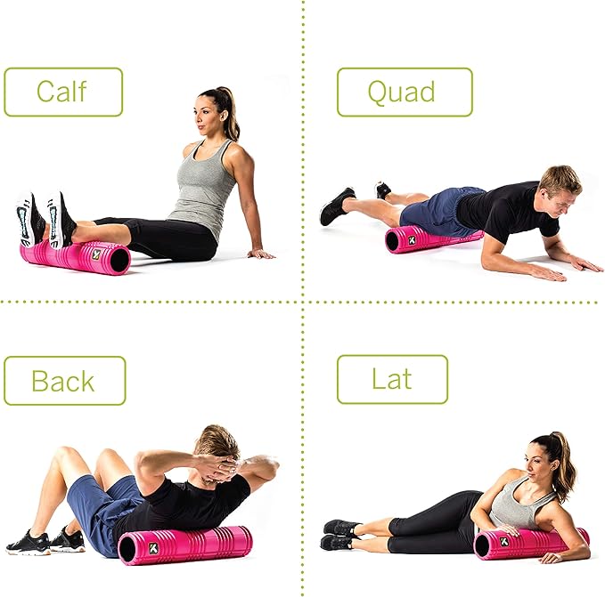 TriggerPoint GRID Patented Multi-Density Foam Massage Roller (Back (26")