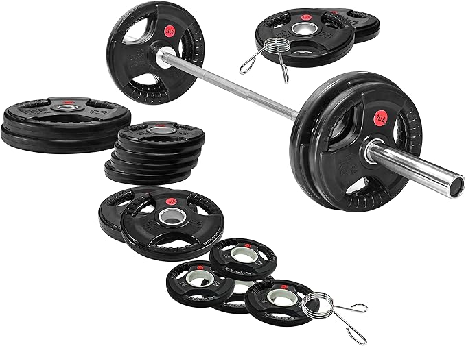Signature Fitness Olympic 2-Inch Cast Iron Plate Weight