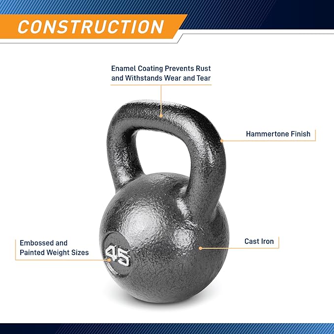 Marcy Hammertone Kettle Bells - 10 to 55 lbs. HKB Workout Weights