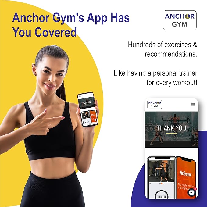 Anchor Gym Body Weight Resistance Strap Comfortable and