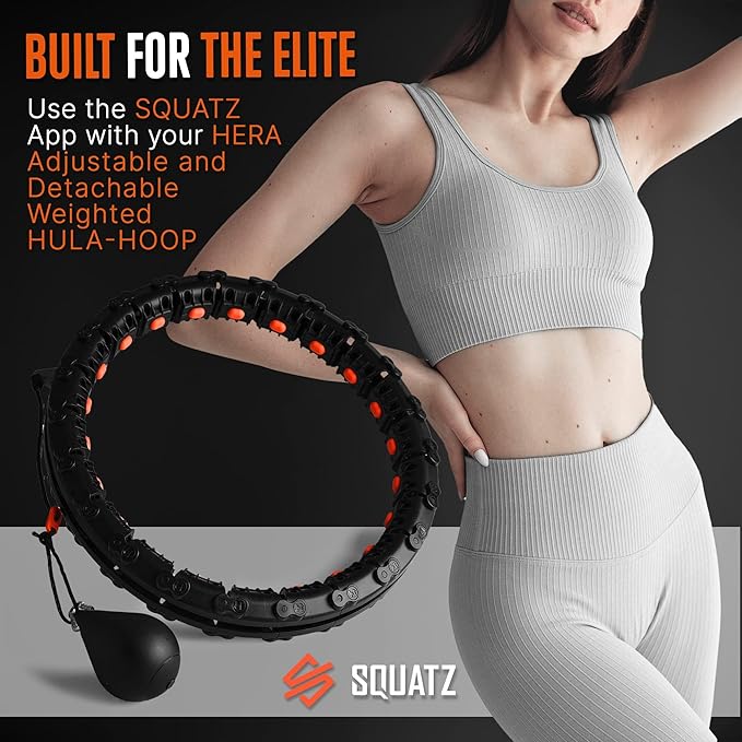 SQUATZ Exercise Hula Hoop for Adults Weight Loss