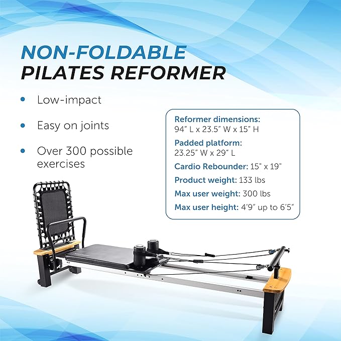 Stamina AeroPilates Pro Reformer Whole Body Resistance Padded