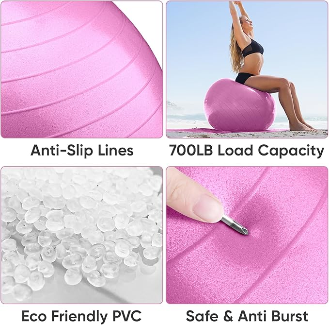 APEXUP Yoga Ball Exercise Ball