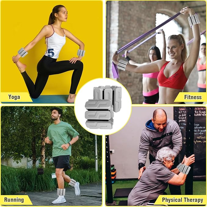 Wrist Weights for Women & Men S-Streamline(1.1 lb 2 Total 1kg) Wearable
