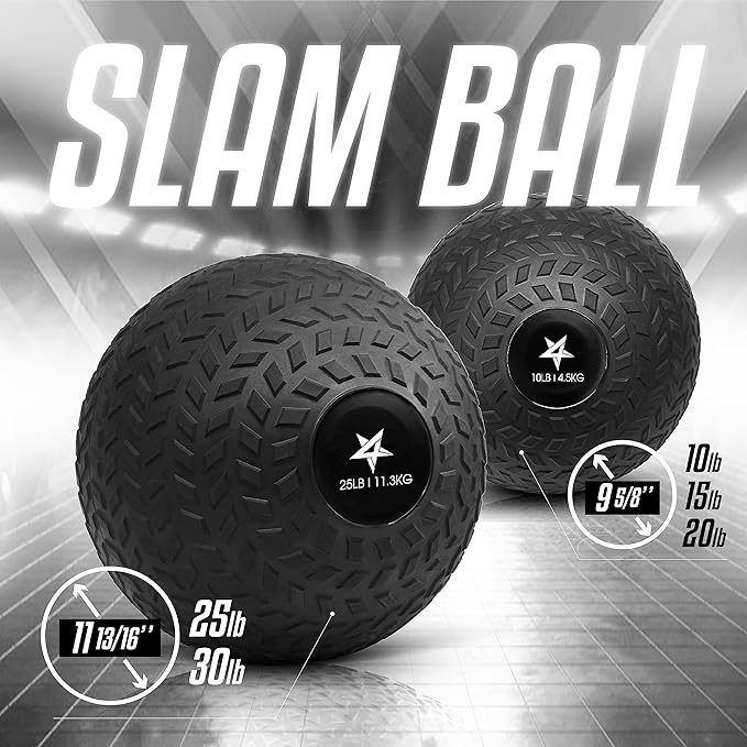 Yes4All Slam Balls Upgraded 10-12lb Medicine