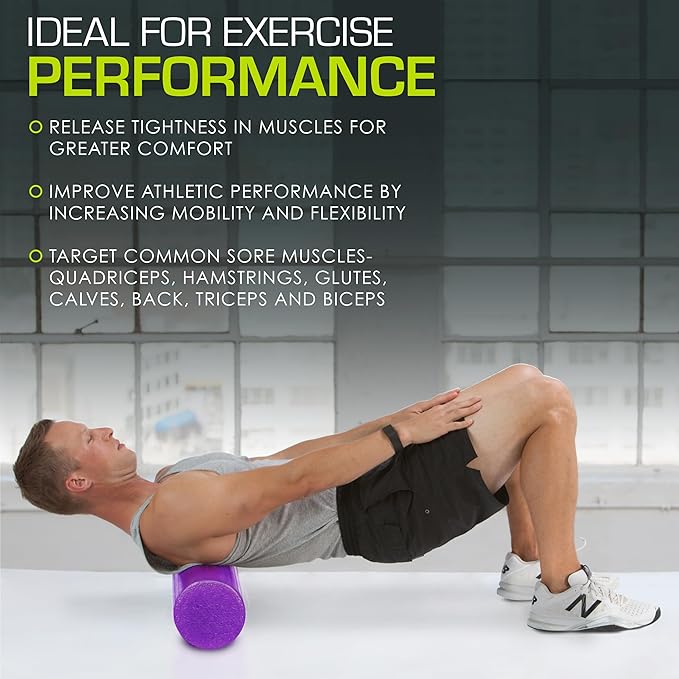 ProsourceFit High Density Foam Rollers 12 - Inches long