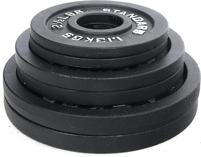 Signature Fitness Olympic Cast Iron Plate for Strength
