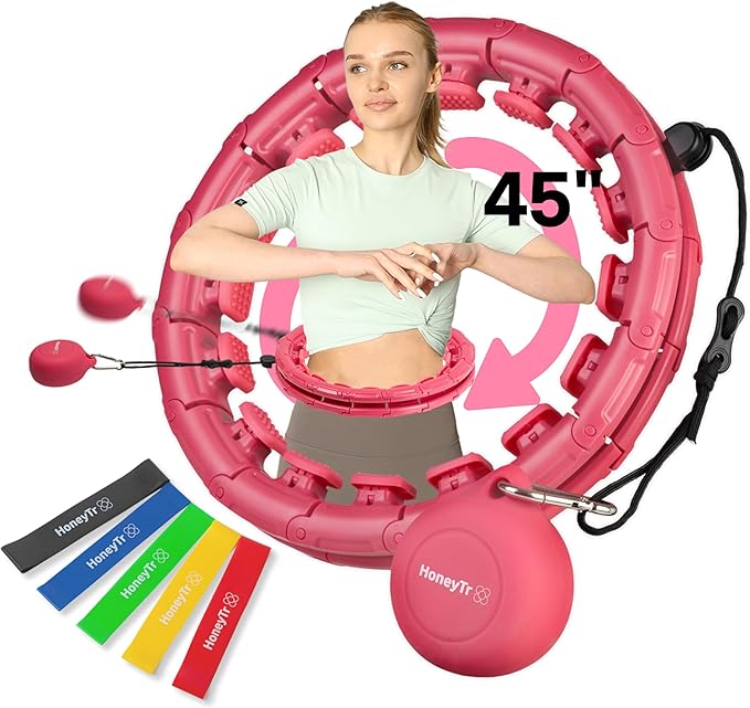 Smart Weighted Fit Hoop for Adults Weight Loss 25–45 Inches
