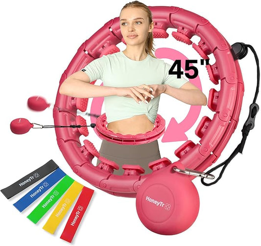 Smart Weighted Fit Hoop for Adults Weight Loss 25–45 Inches