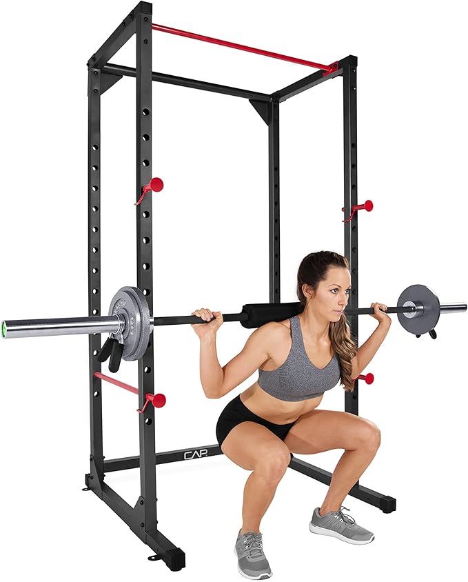CAP Barbell Full Cage Power Rack Color Series 6' or 7' Options