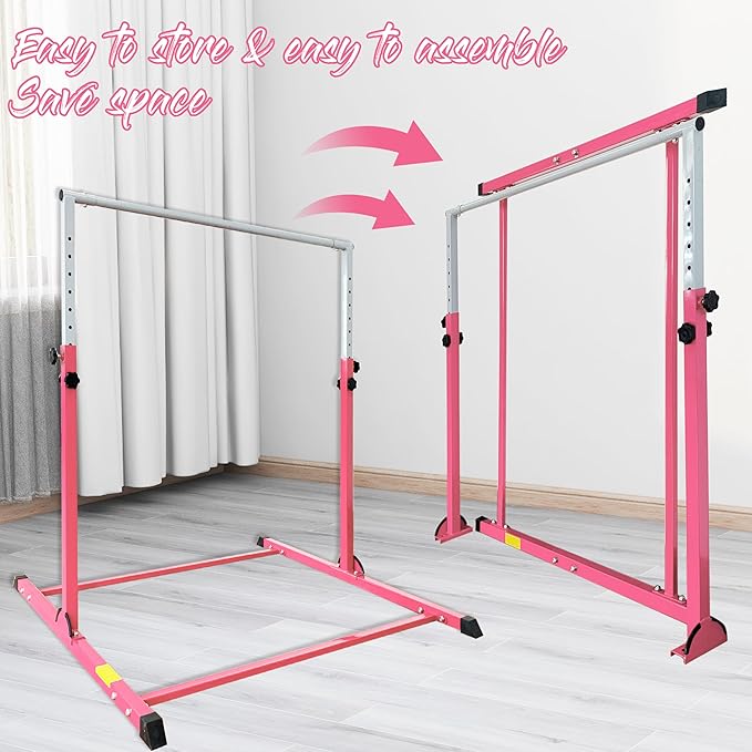 Gymnastic Bar for Kids Gymnastic Kip Bar Horizontal 3-15 Years