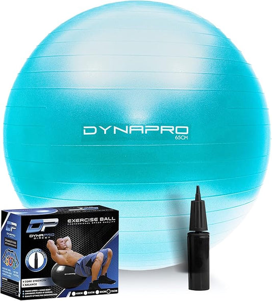 Exercise Ball – Extra Thick Eco-Friendly & Anti-Burst 2200lbs, Stability