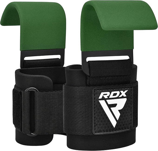 RDX Weight Lifting Hooks Straps Pair 7mm Neoprene