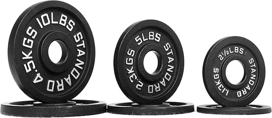 Signature Fitness Olympic 2-Inch Cast Iron Plate Weight