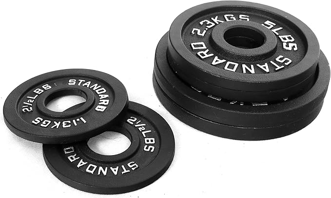 Signature Fitness Olympic Cast Iron Plate for Strength