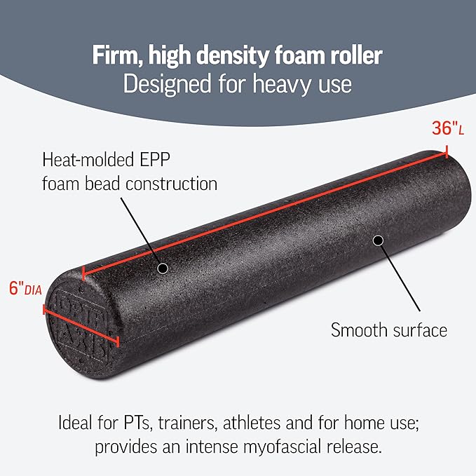 OPTP AXIS Firm Foam Roller 36" X 6" Round)