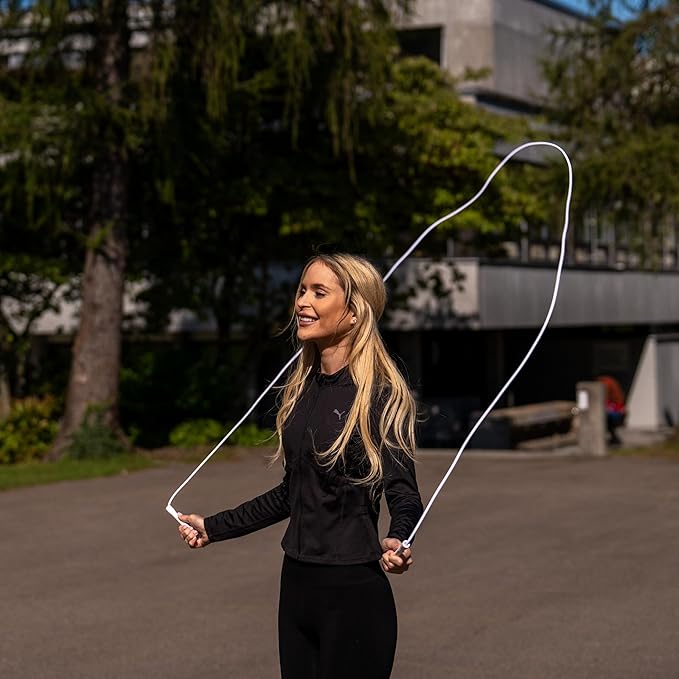 Speed Jump Rope by Dayan Kolev, 5mm PVC Skipping Rope, Great for Beginners and Advanced Athlets, Designed for Fitness, Cardio, Boxing & CrossFit, Adjustable length with Unbreakable Handles