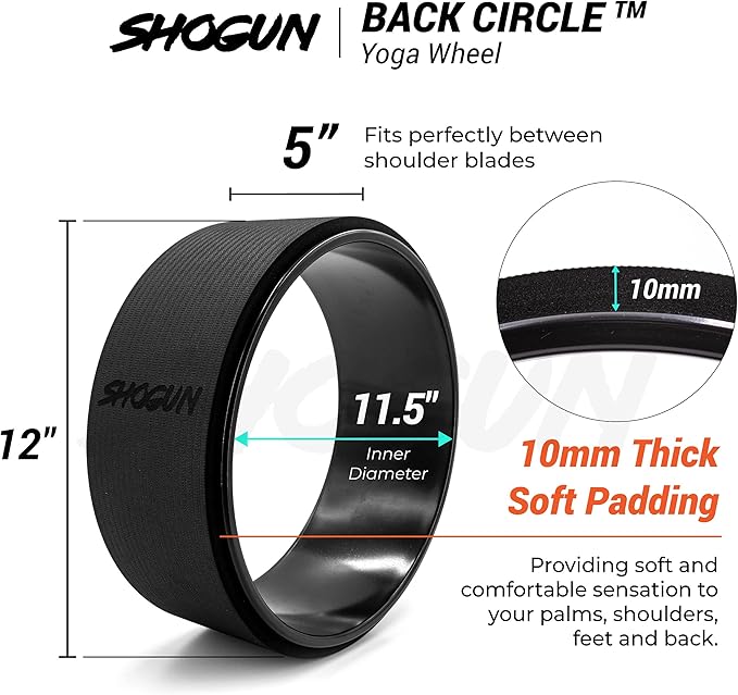 Shogun Yoga Wheel Roller for Back Pain Relief