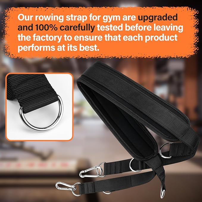 Adjustable Leg Press Rowing Belt Strap Compatible 2 Blaze