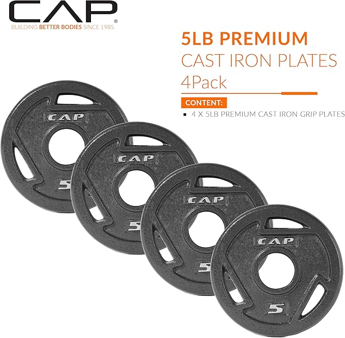 CAP Barbell 2-Inch Olympic Grip Weight Plate
