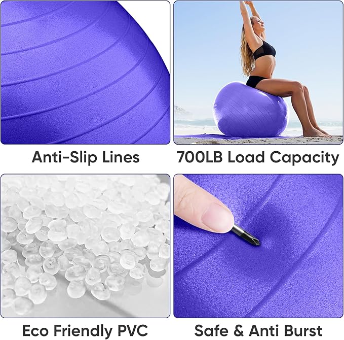 APEXUP Yoga Ball Exercise Ball