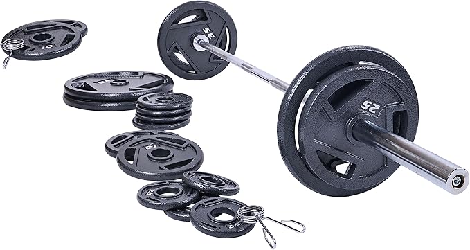 Signature Fitness Olympic 2-Inch Cast Iron Plate Weight