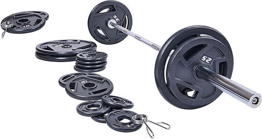 Signature Fitness Olympic 2-Inch Cast Iron Plate Weight
