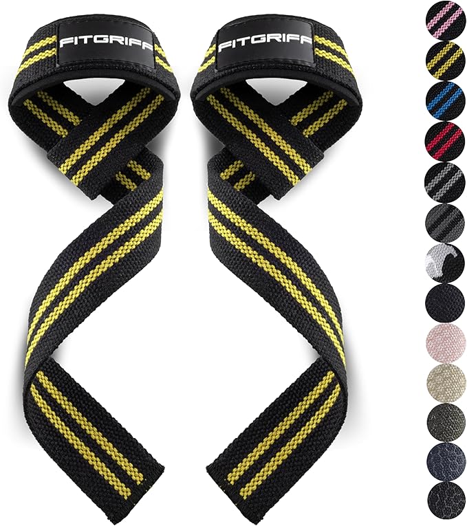 Fitgriff® Lifting Wrist Straps for Weightlifting